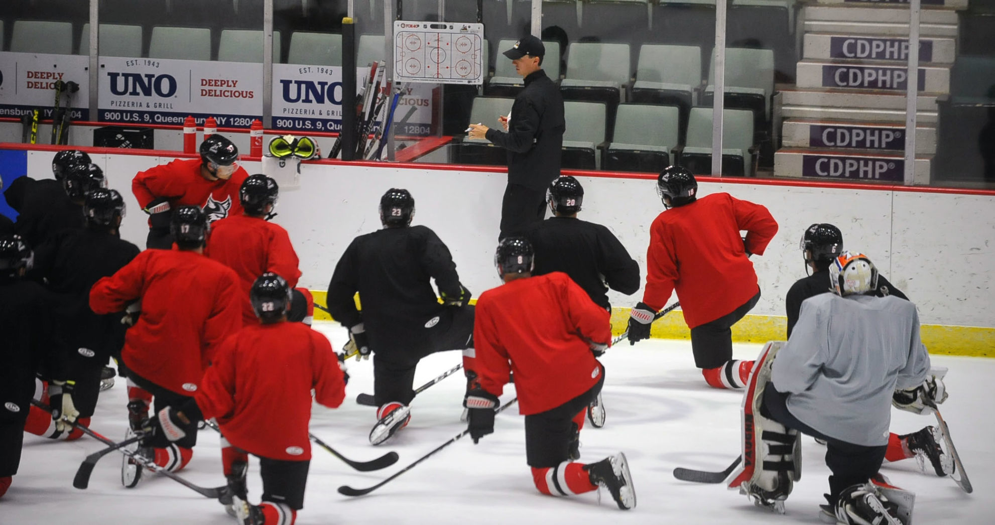 Adirondack Thunder first-day practice